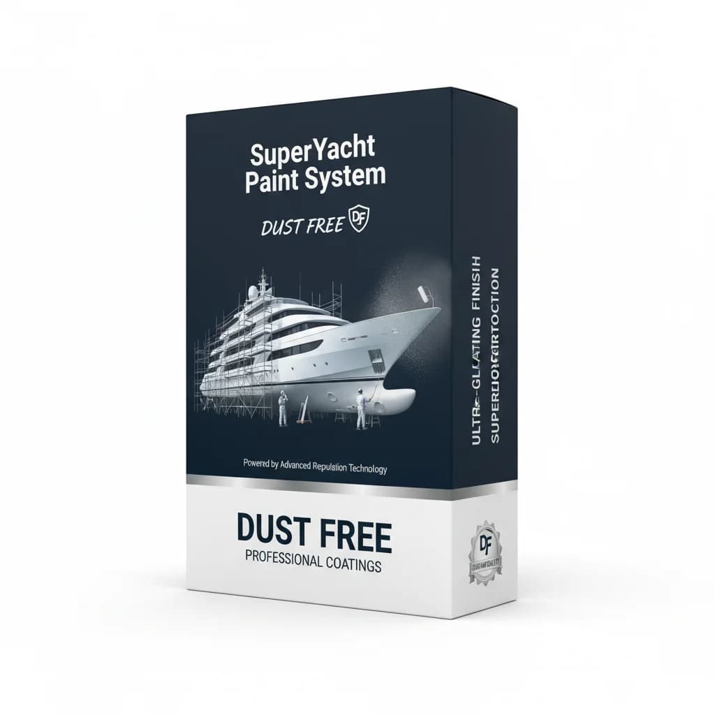 Dust Free Film SuperYacht Paint System for yacht repainting projects