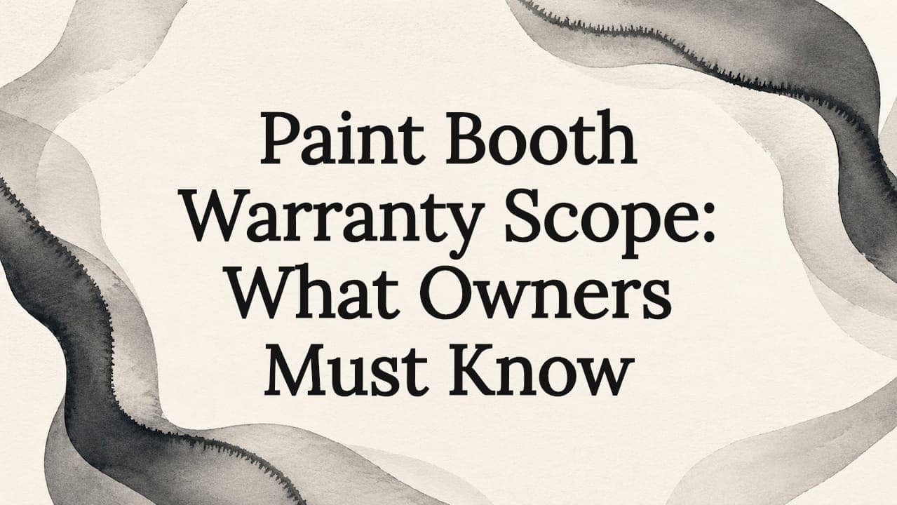Paint Booth Warranty Scope: What Owners Must Know