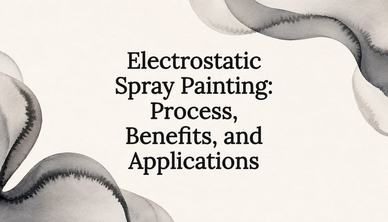 Electrostatic Spray Painting: Process, Benefits, and Applications