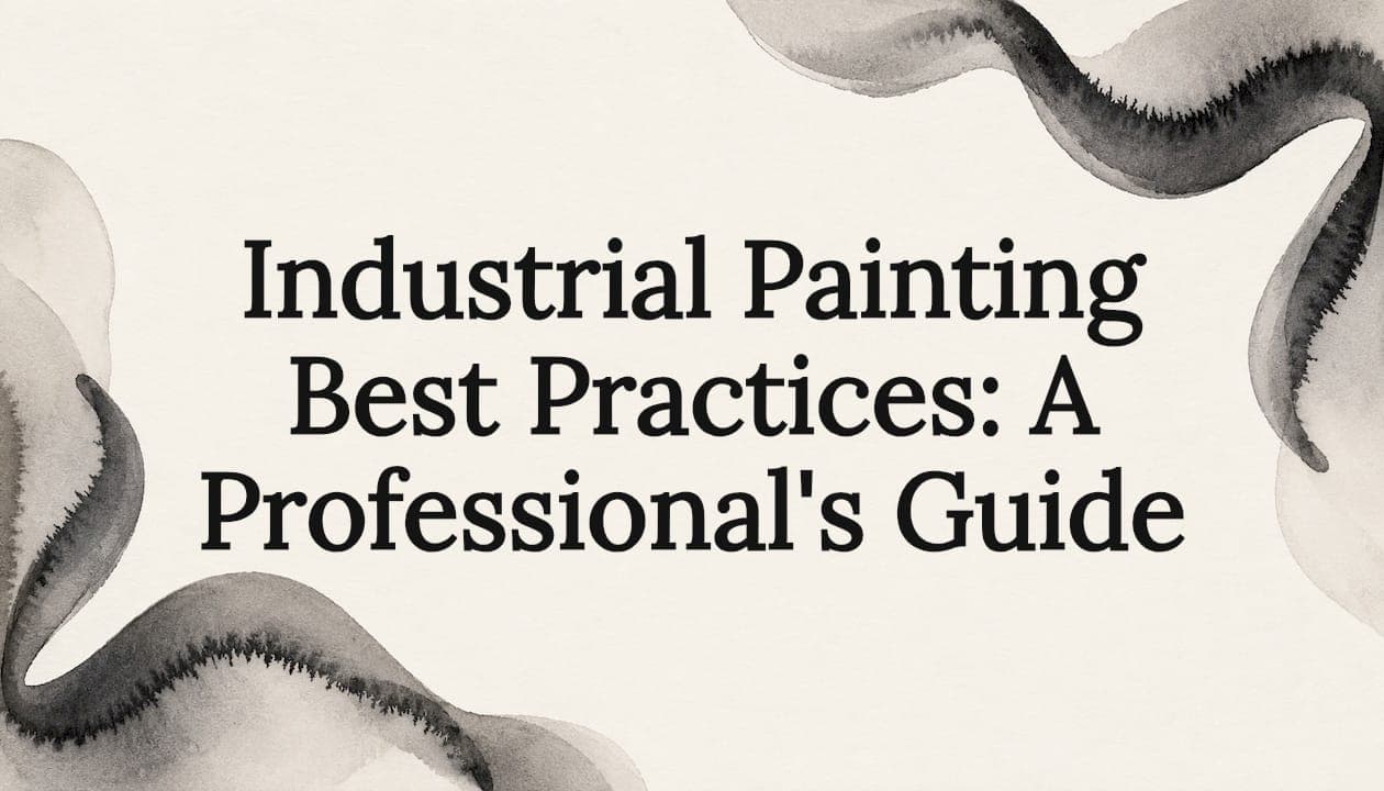 Industrial Painting Best Practices: A Professional's Guide