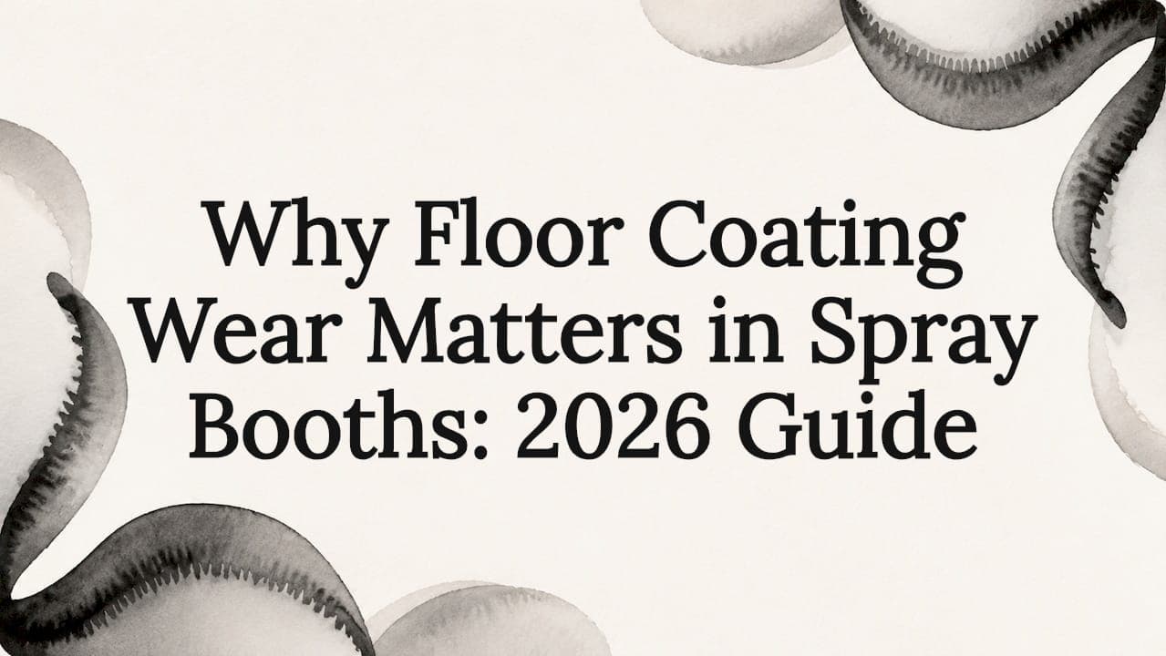 Why Floor Coating Wear Matters in Spray Booths: 2026 Guide