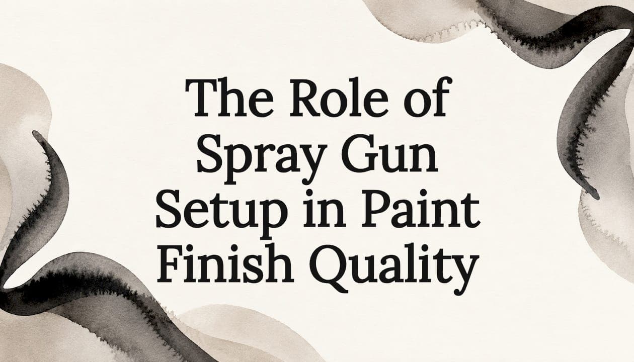The Role of Spray Gun Setup in Paint Finish Quality