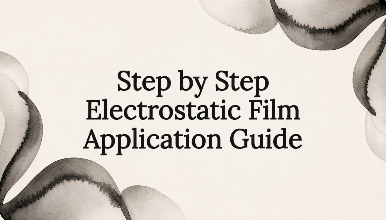 Step by Step Electrostatic Film Application Guide