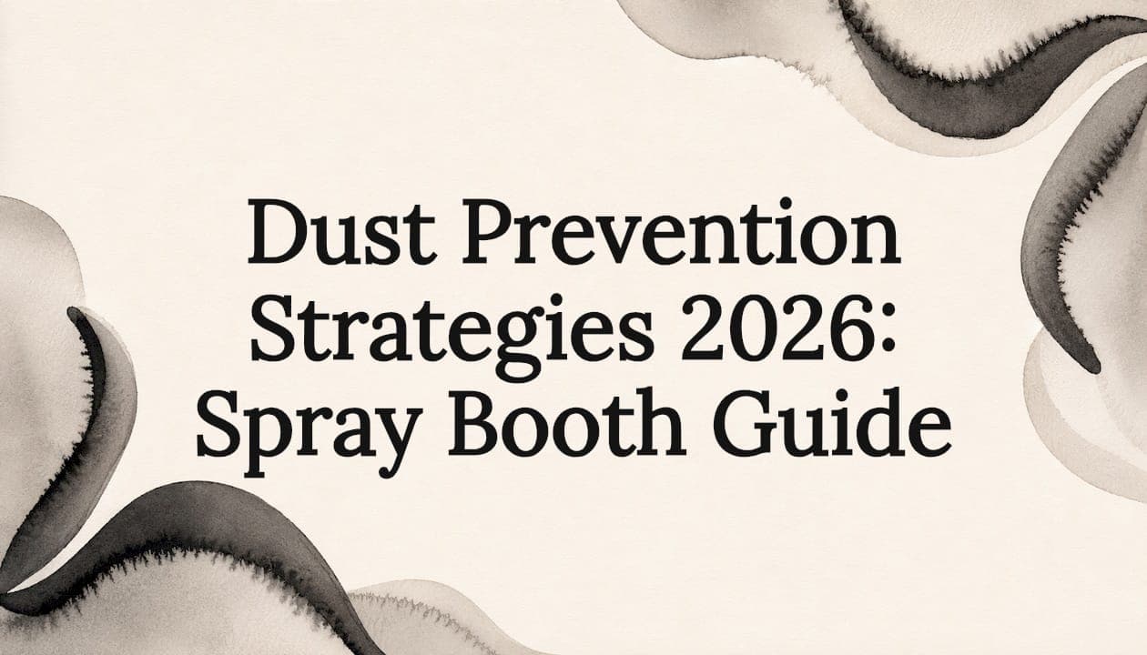 Dust Prevention Strategies 2026: Spray Booth Guide