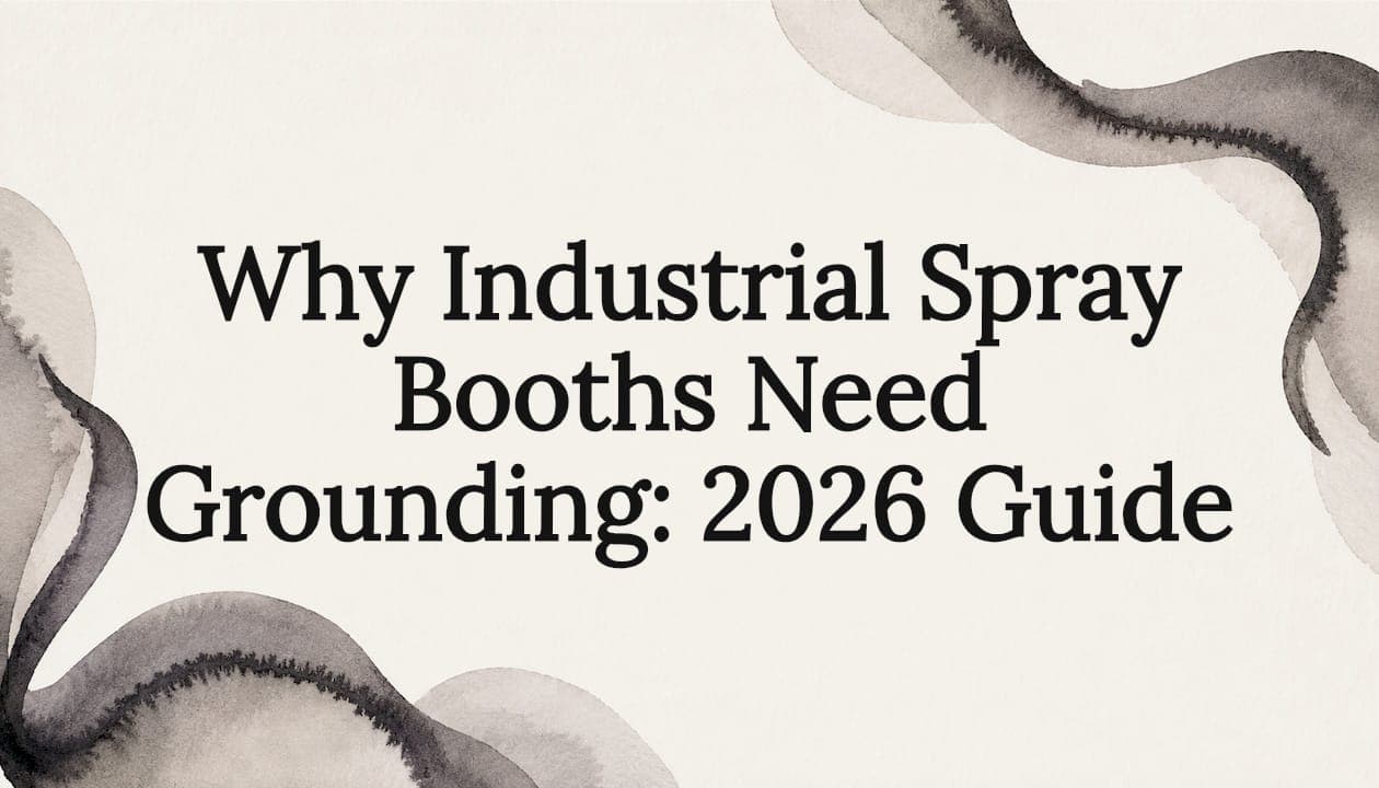 Why Industrial Spray Booths Need Grounding: 2026 Guide