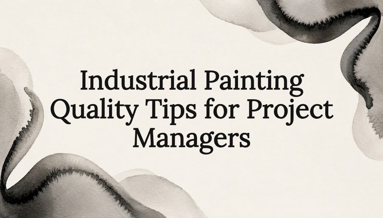 Industrial Painting Quality Tips for Project Managers