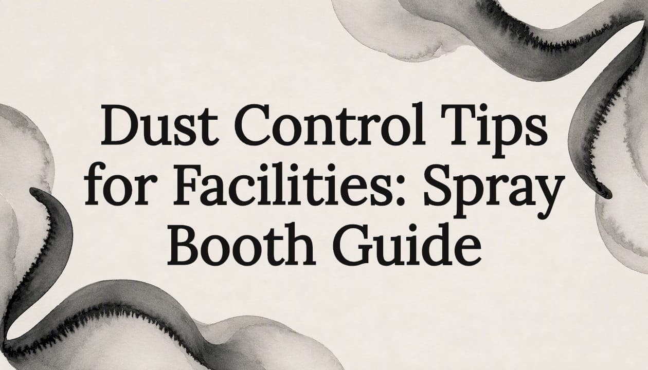 Dust Control Tips for Facilities: Spray Booth Guide