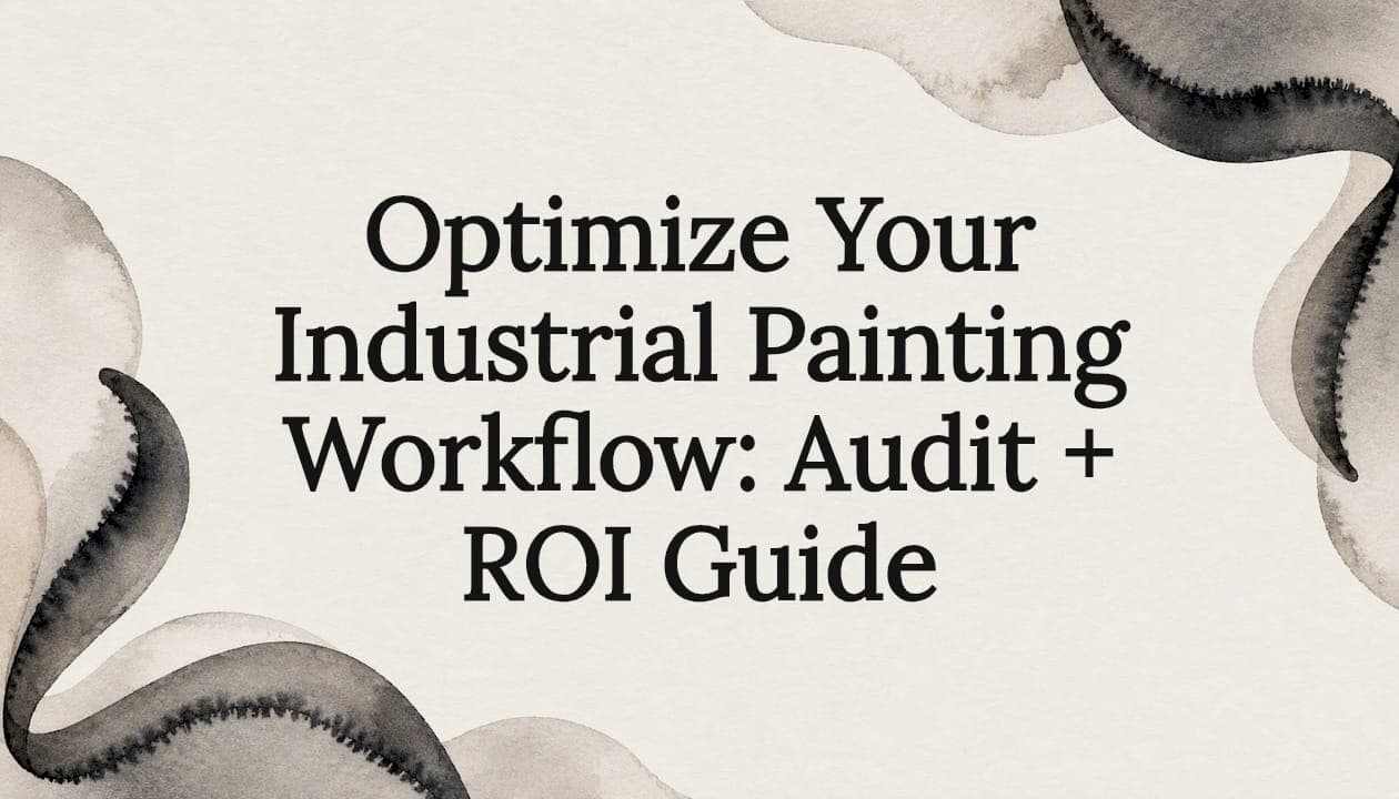 Optimize Your Industrial Painting Workflow: Audit + ROI Guide