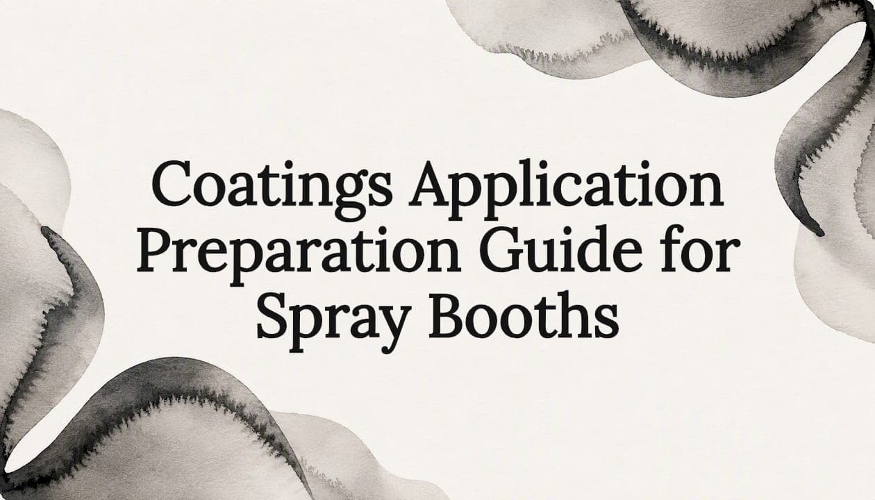Coatings Application Preparation Guide for Spray Booths
