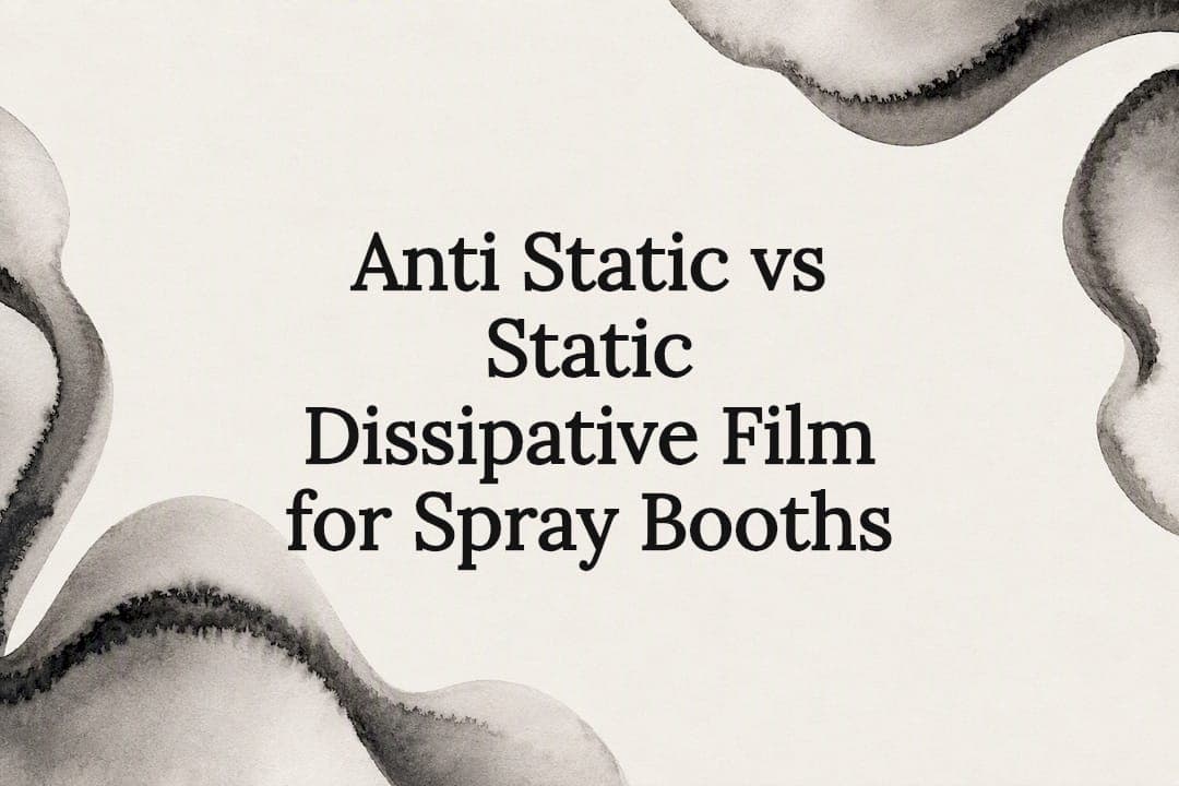 Anti Static vs Static Dissipative Film for Spray Booths