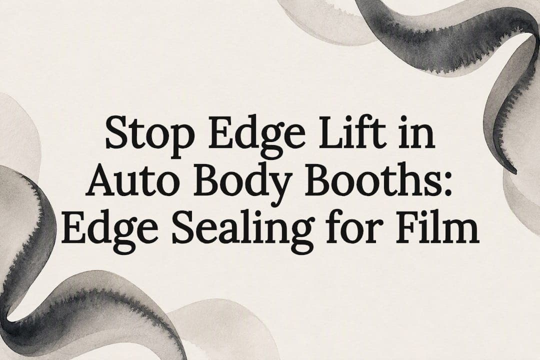 Stop Edge Lift in Auto Body Booths: Edge Sealing for Film
