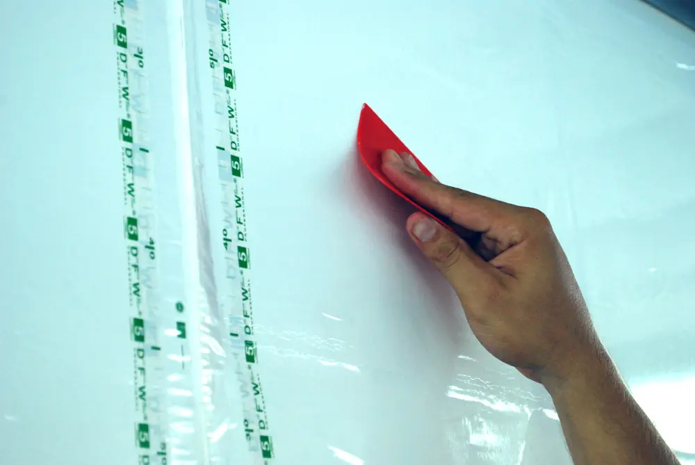 Multiple-Layer Spray Booth Wall Protector application image 3